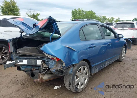 2008 Honda Civic Lx z USA, uszkodzony, nr VIN 1HGFA165X8L113837